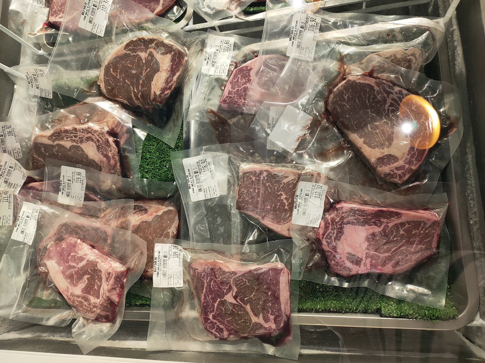 Mu'sier Fine Meat & Steak Menu